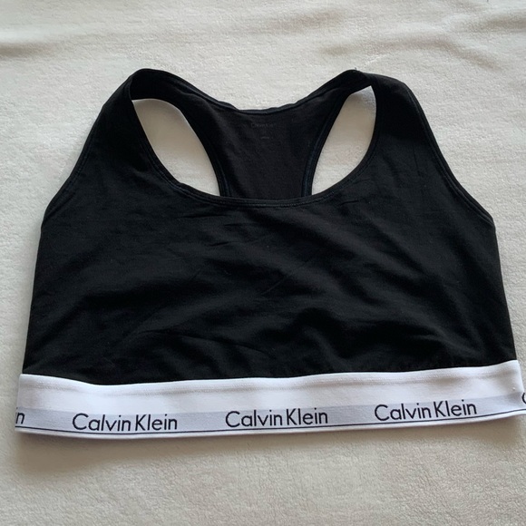 Calvin Klein Carousel Racerback Bralette - Picture 3 of 7